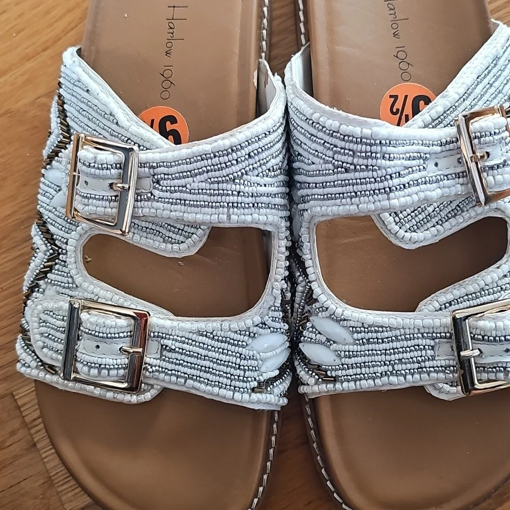 House Of Harlow 1960 Beaded Slide 9.5 - Picture 8 of 8